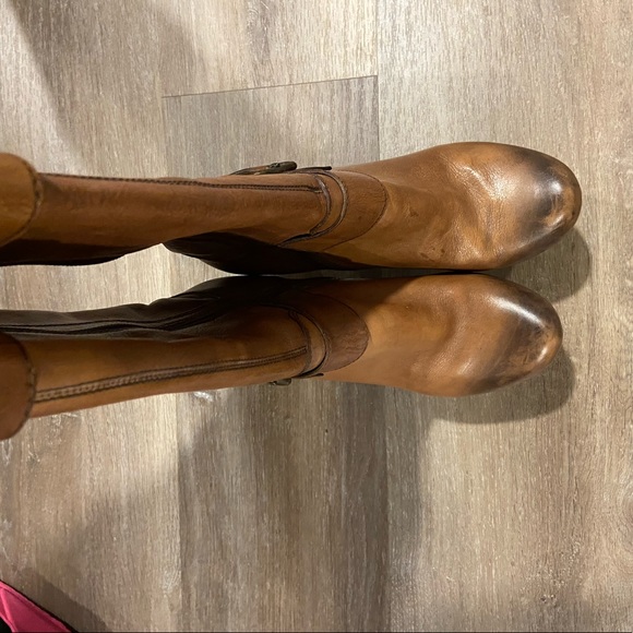 Arturo Chiang brown leather boots women’s size 8m - Picture 4 of 6